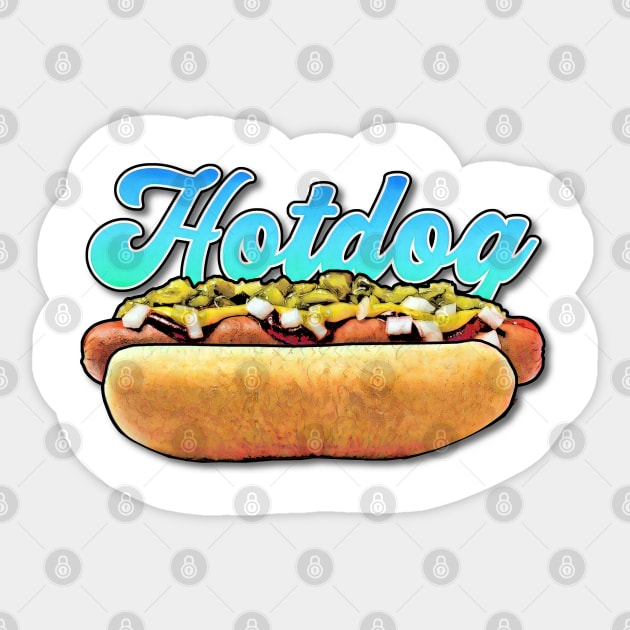 Hotdog Sticker by ImpArtbyTorg